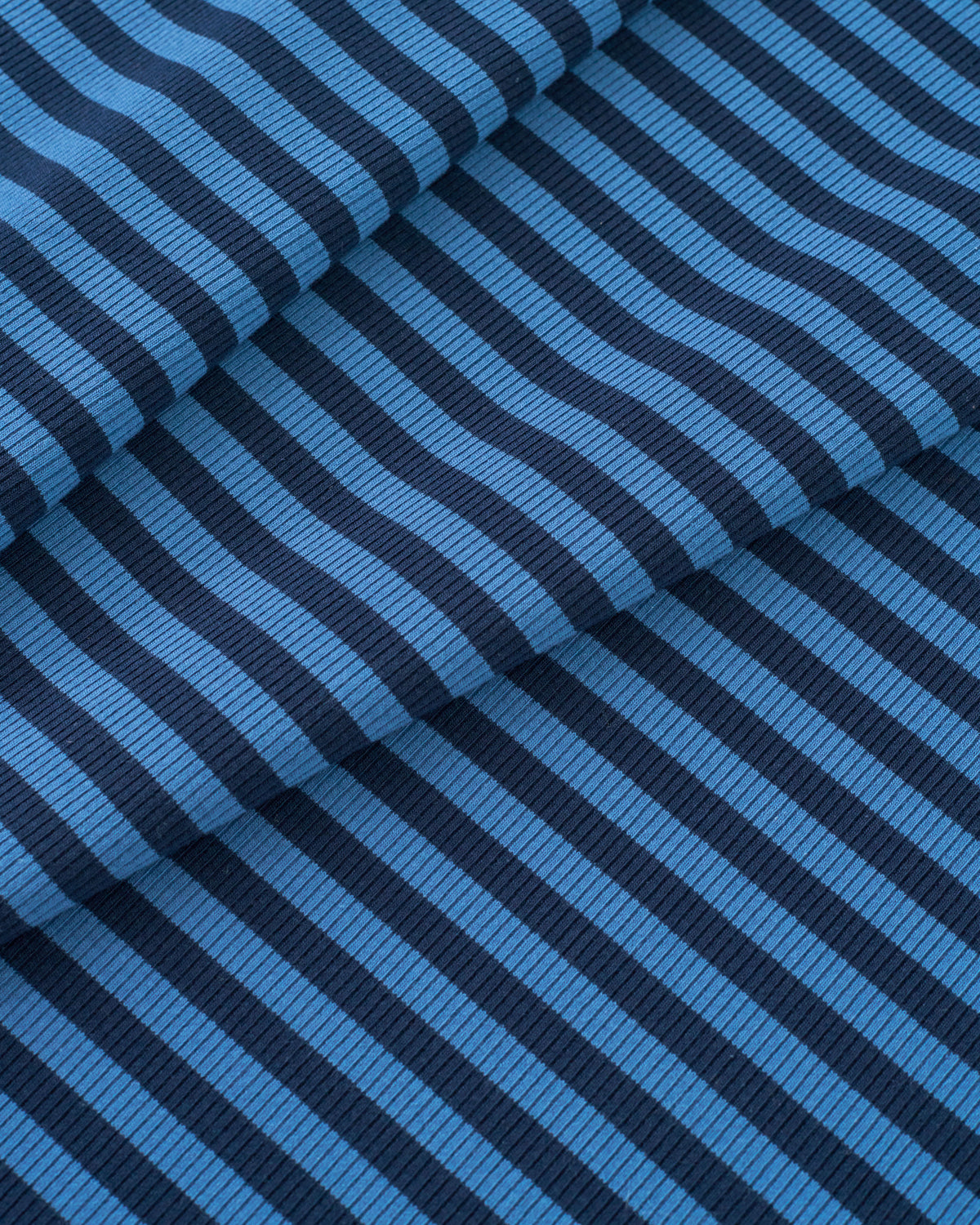 Blue and Blue Wide Stripe Rib Knit