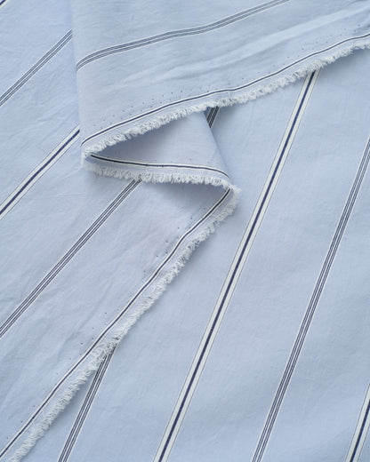Blue Fog Premium Striped Cotton