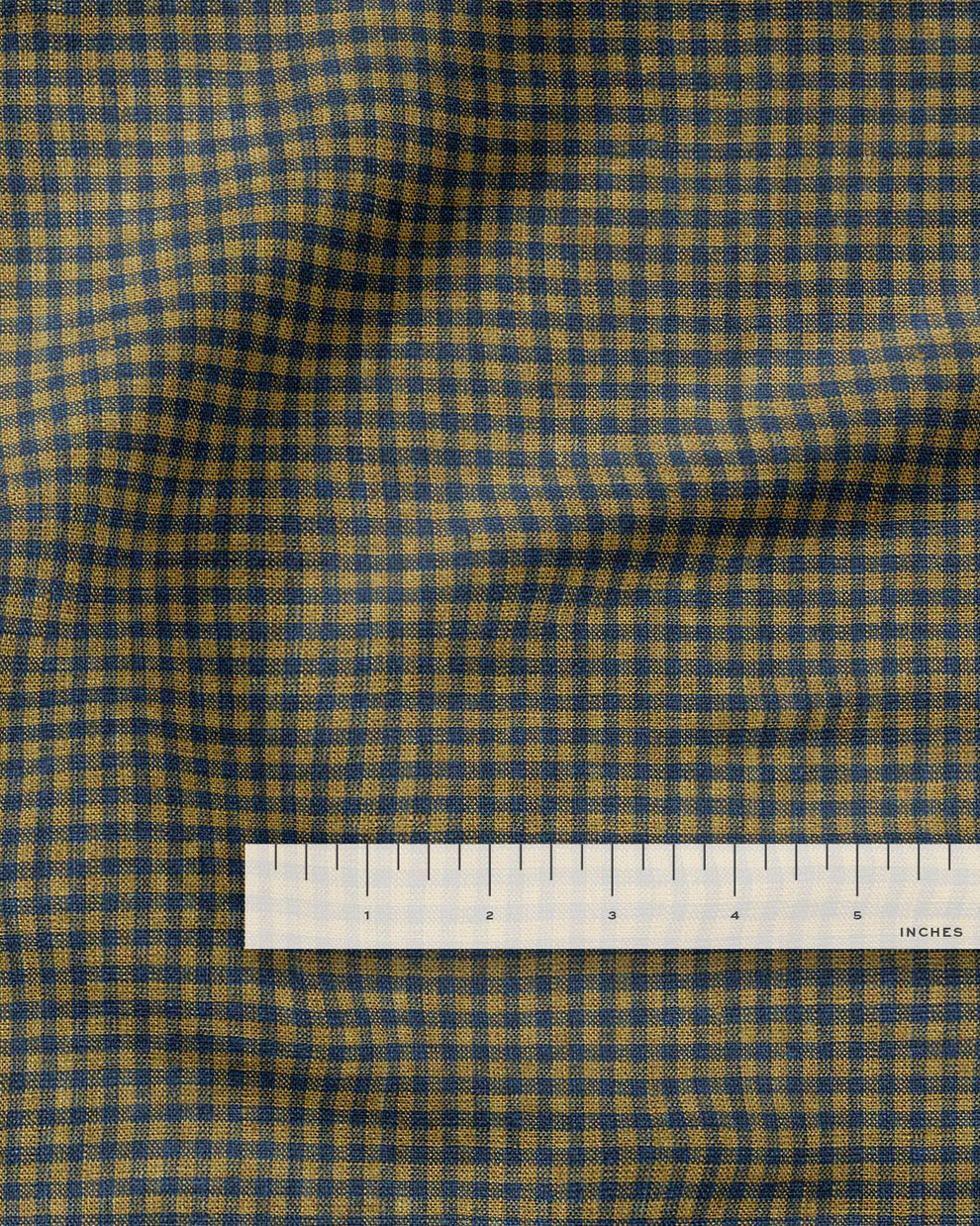 Micro Gingham Linen Fabric – Lightweight 100% Linen Check – Matchy ...
