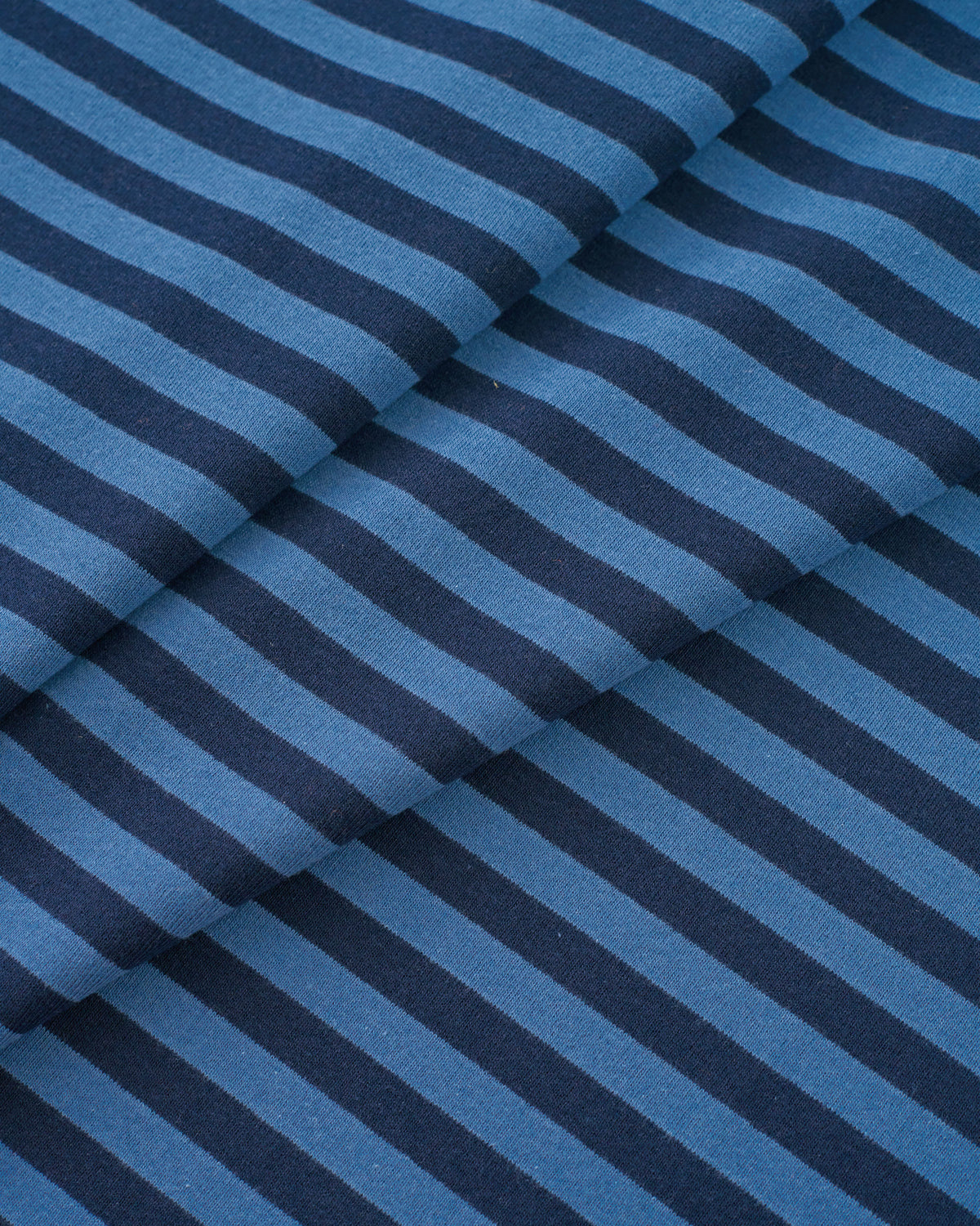 Dark and Light Blue Mid Weight Jersey Knit