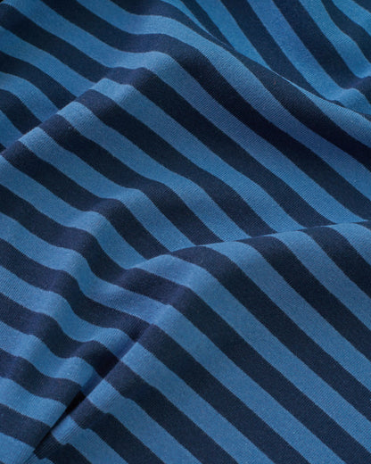 Dark and Light Blue Mid Weight Jersey Knit
