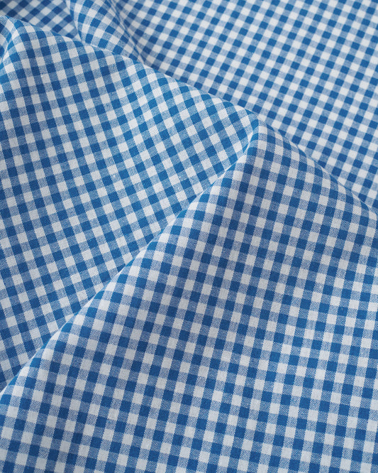 Blueberry Kitchen Gingham Cotton