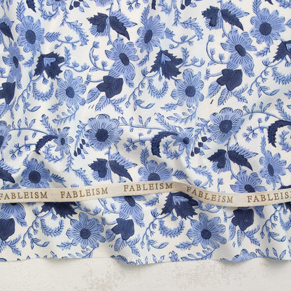 Country Floral in Blue