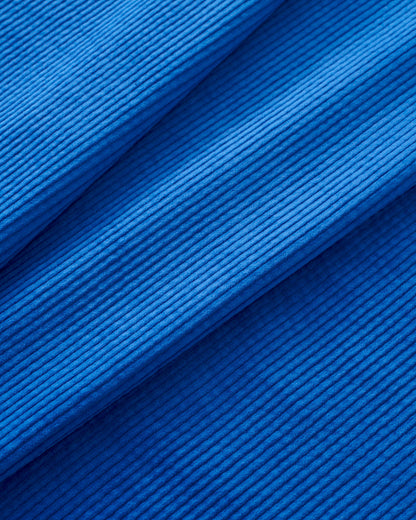 Relaxed 6 Wale Soft Washed Corduroy - Brilliant Blue