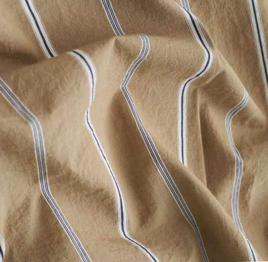 British Tan Premium Striped Cotton