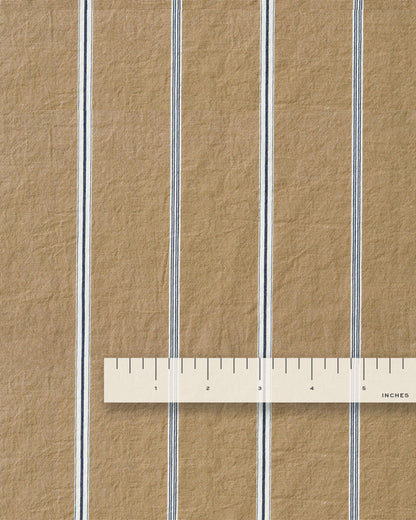 British Tan Premium Striped Cotton