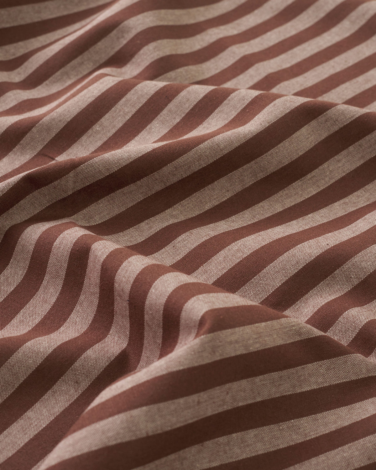 Brown Earth Stripe Cotton