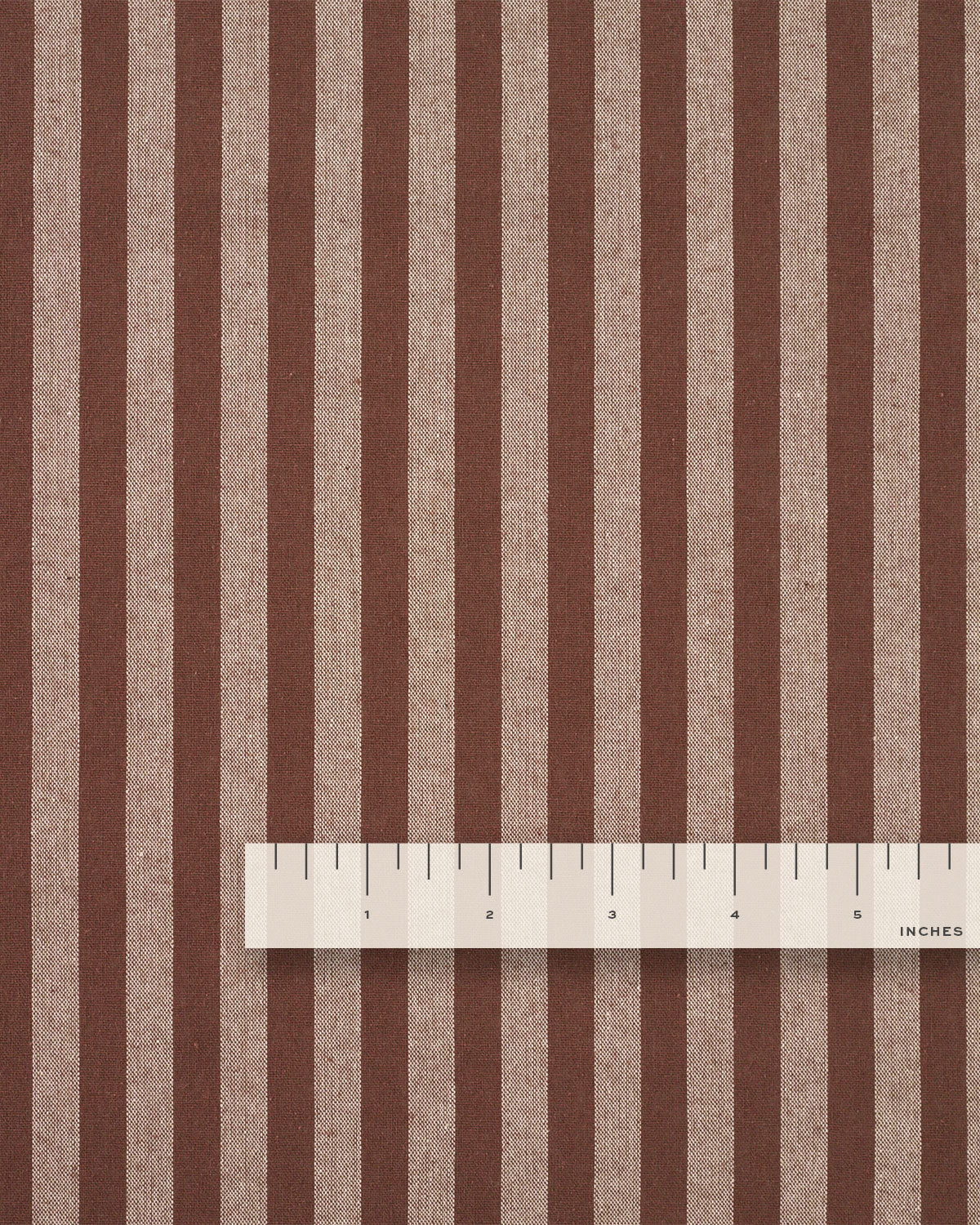 Brown Earth Stripe Cotton