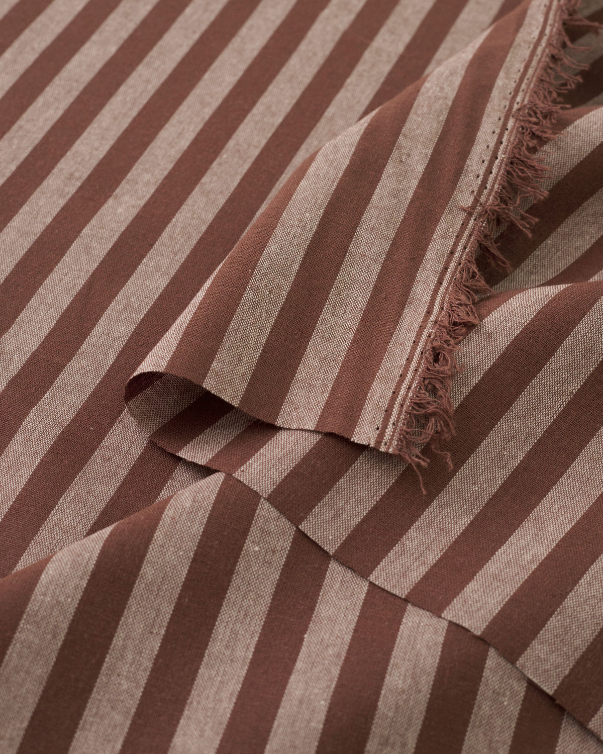 Brown Earth Stripe Cotton