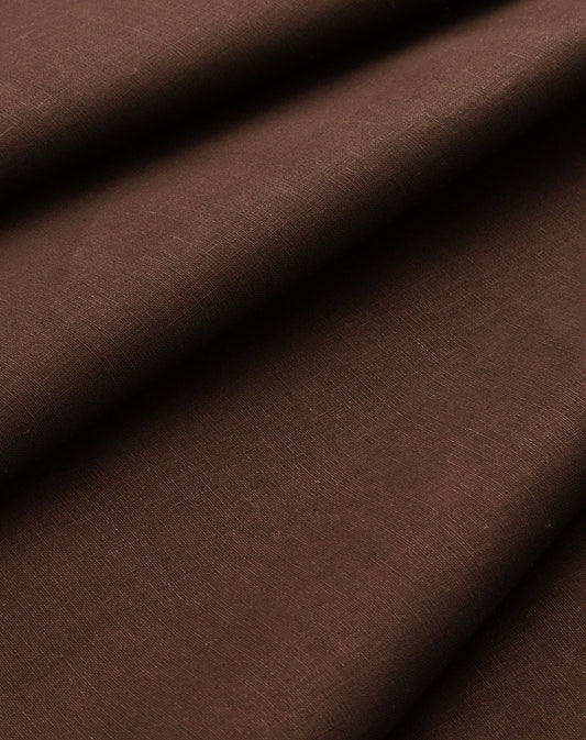 Brown Easy Sew Linen Cotton