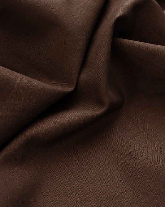 Brown Easy Sew Linen Cotton