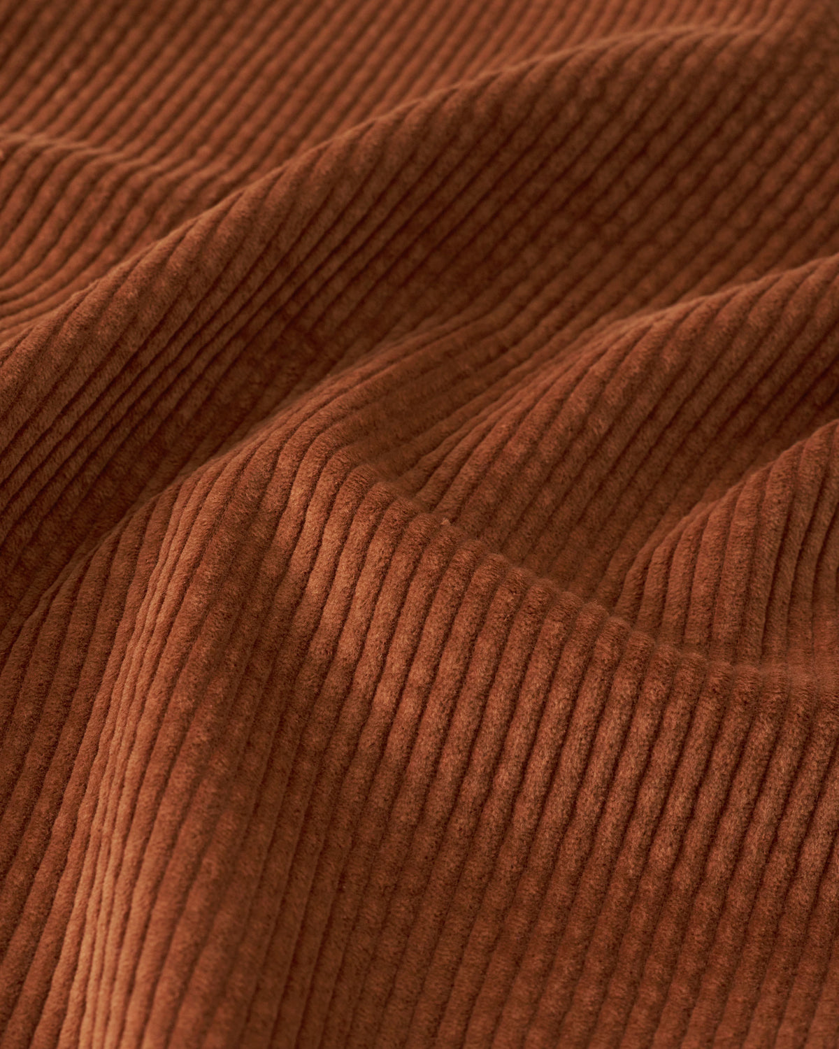 Relaxed 6 Wale Soft Washed Corduroy - Burnt Sienna