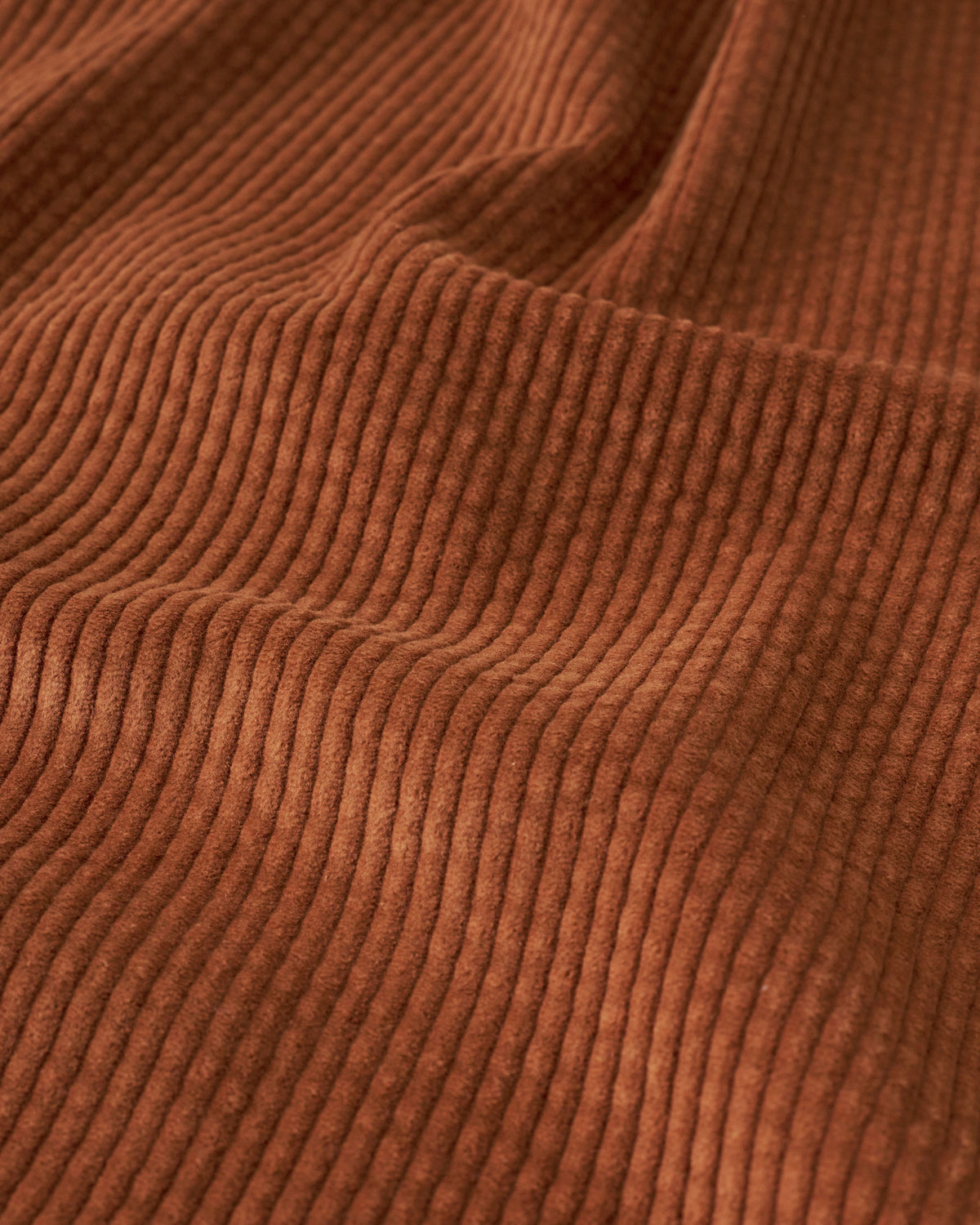 Relaxed 6 Wale Soft Washed Corduroy - Burnt Sienna