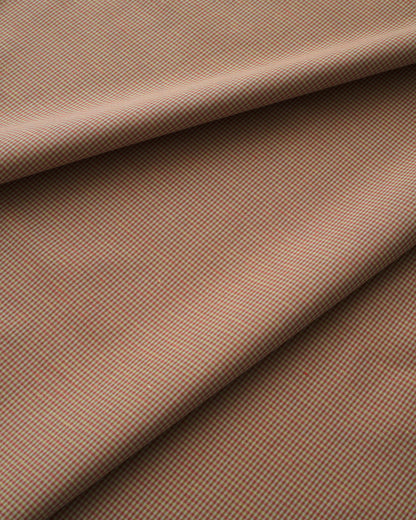 Butterscotch Blush Tiny Gingham Linen Cotton