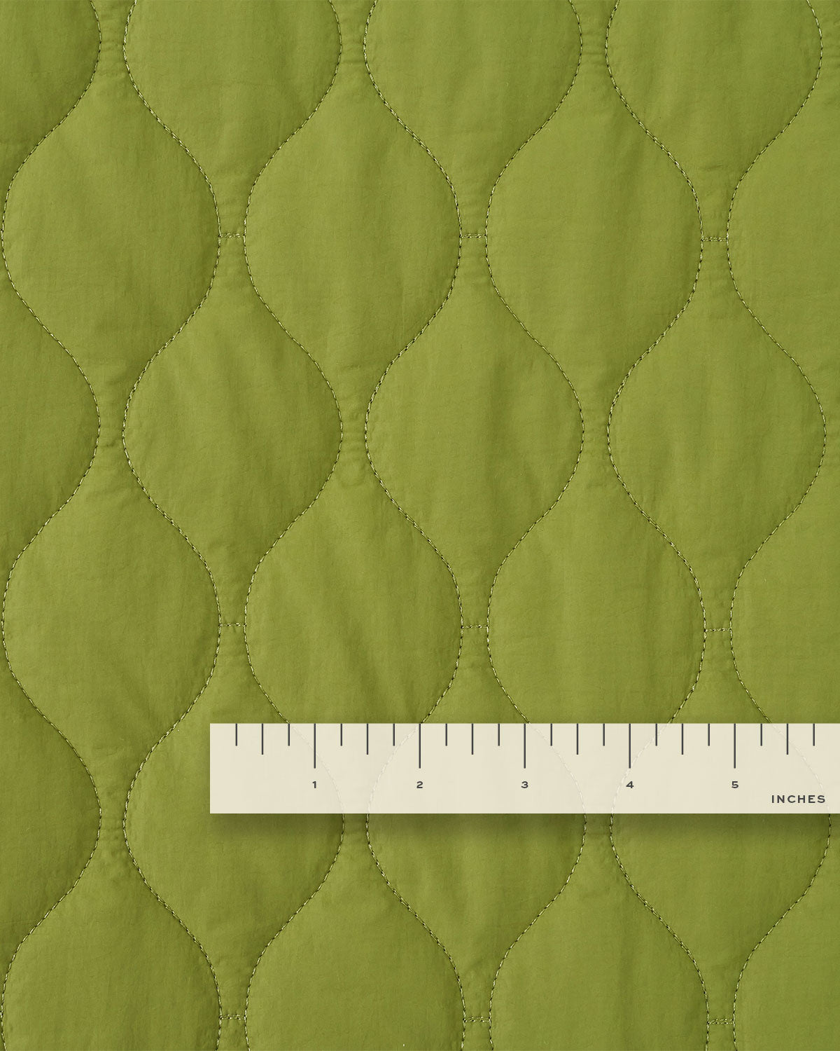 Cactus Midnight Wavy Quilted Puffy Nylon