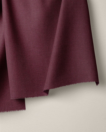 Candied Plum Cotton Linen Twill
