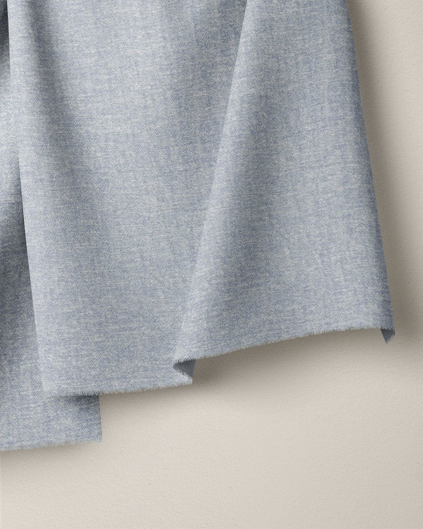 Cast Blue Heathered Stonewash Cotton Linen