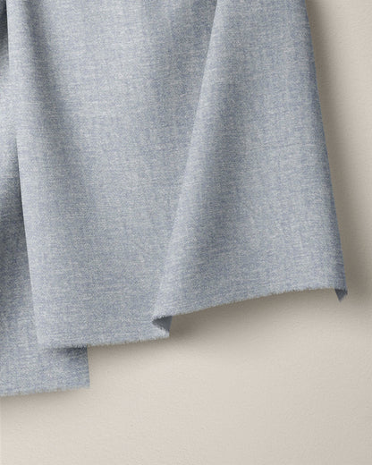 Cast Blue Heathered Stonewash Cotton Linen