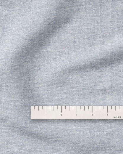 Cast Blue Heathered Stonewash Cotton Linen