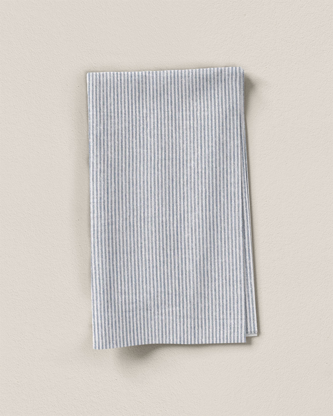 Cast Blue Railroad Stripe Stonewash Cotton Linen