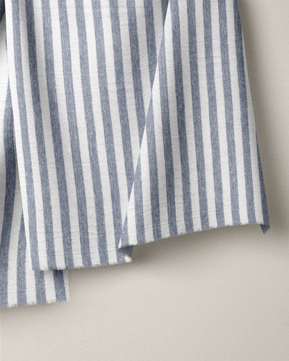 Cast Blue Stripe Stonewash Cotton Linen
