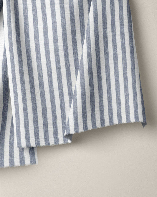 Cast Blue Stripe Stonewash Cotton Linen