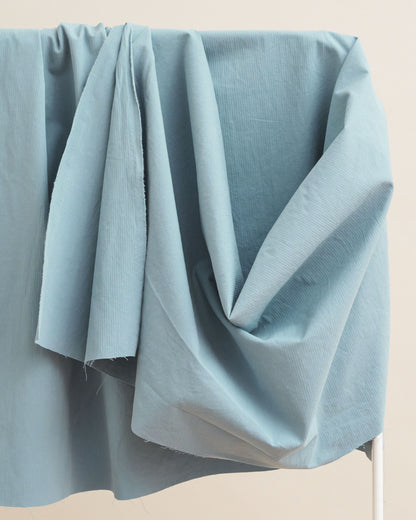Chambray Hickory Tonal Stripe Cotton Twill
