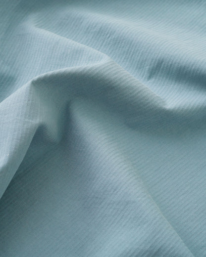 Chambray Hickory Tonal Stripe Cotton Twill