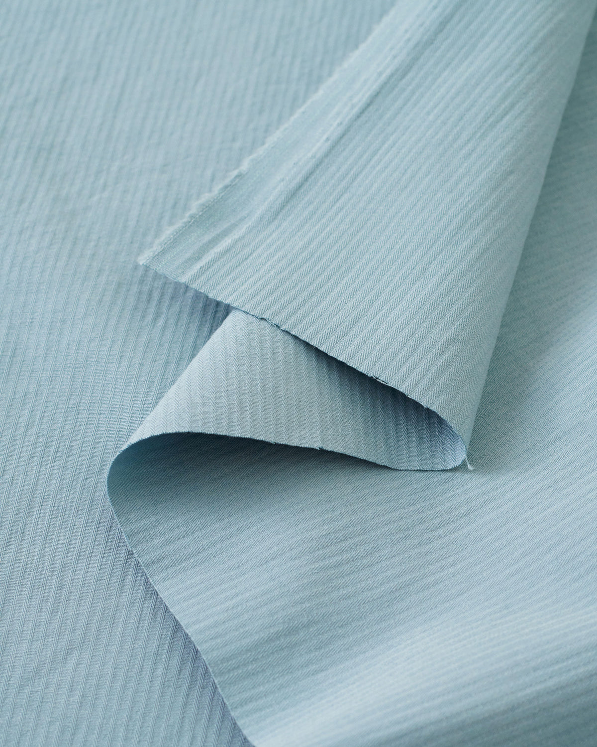 Chambray Hickory Tonal Stripe Cotton Twill