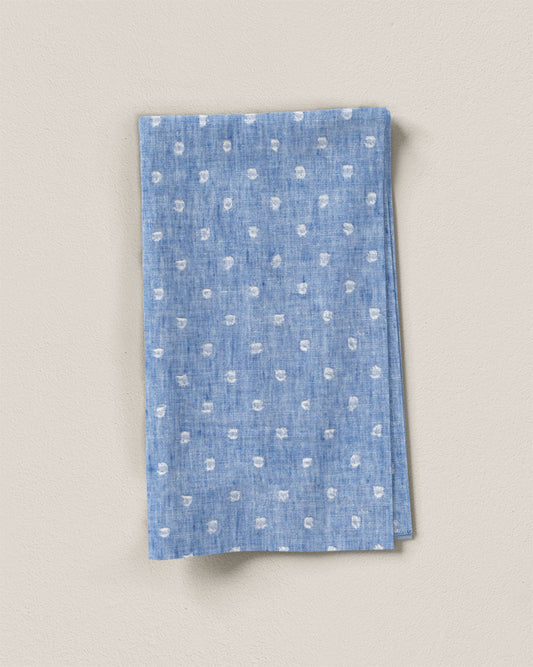 Chambray Jumbo Swiss Dot Linen