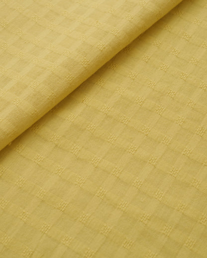 Chamomile Grid Check Dobby Cotton