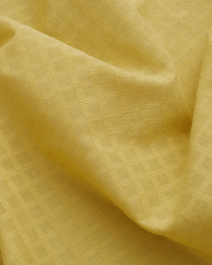 Chamomile Grid Check Dobby Cotton