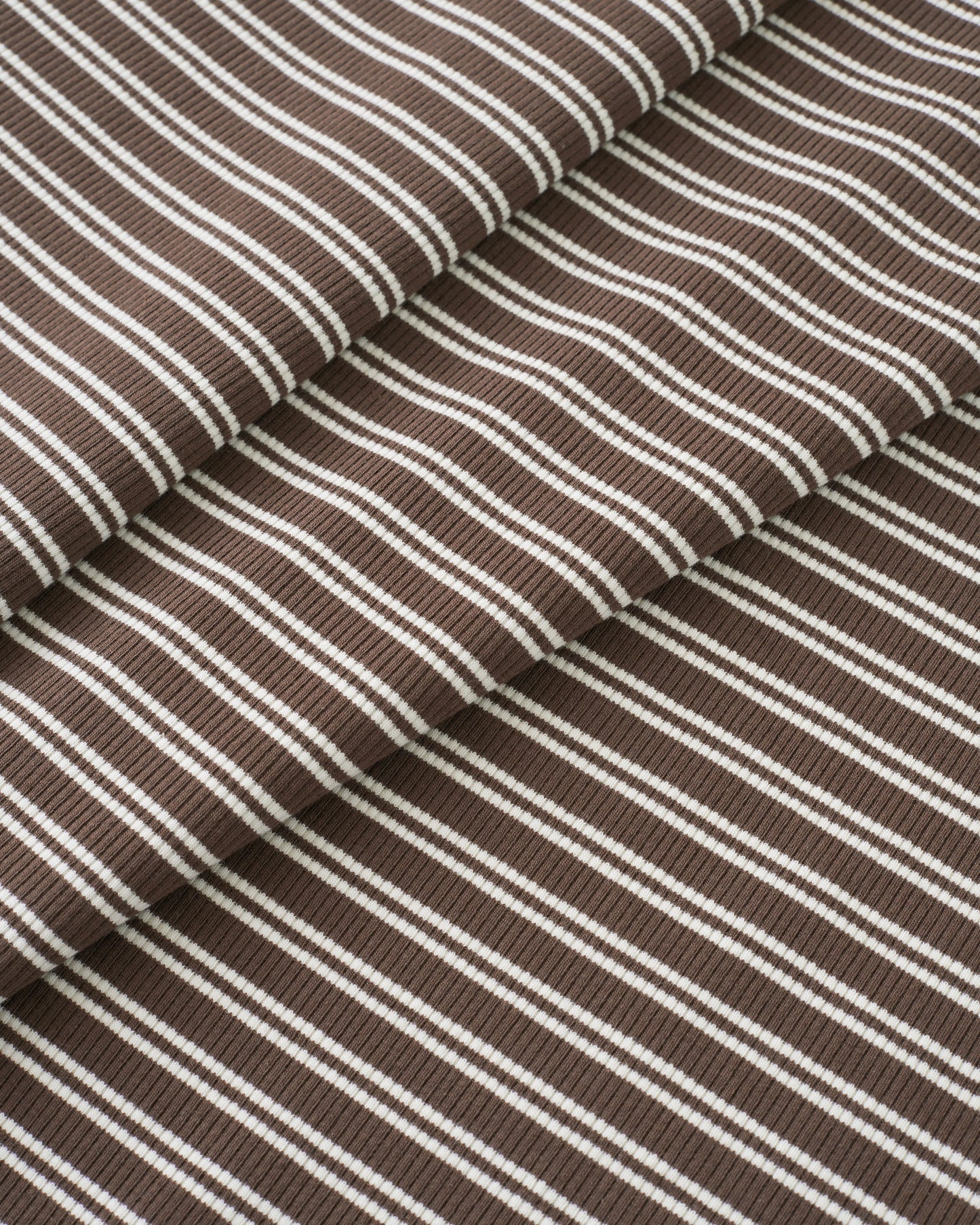 Cocoa Double Stripe Rib Knit