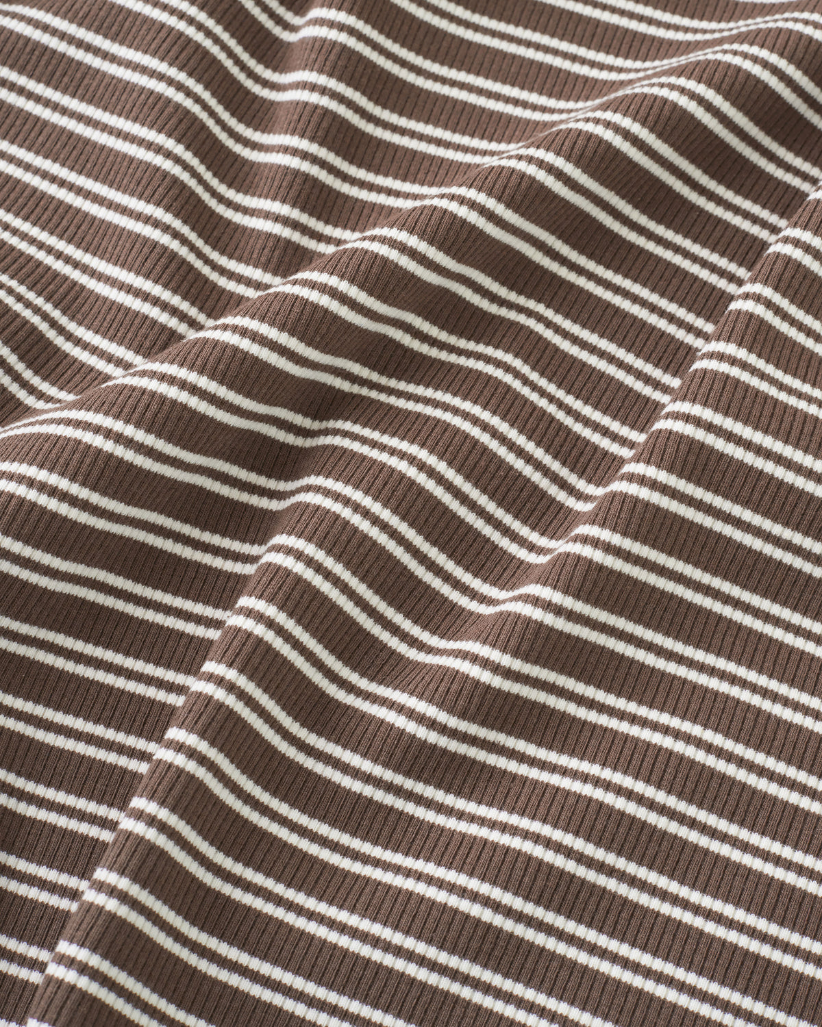Cocoa Double Stripe Rib Knit