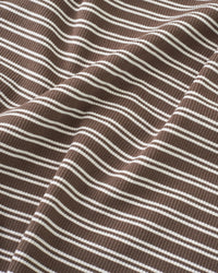 Cocoa Double Stripe Rib Knit