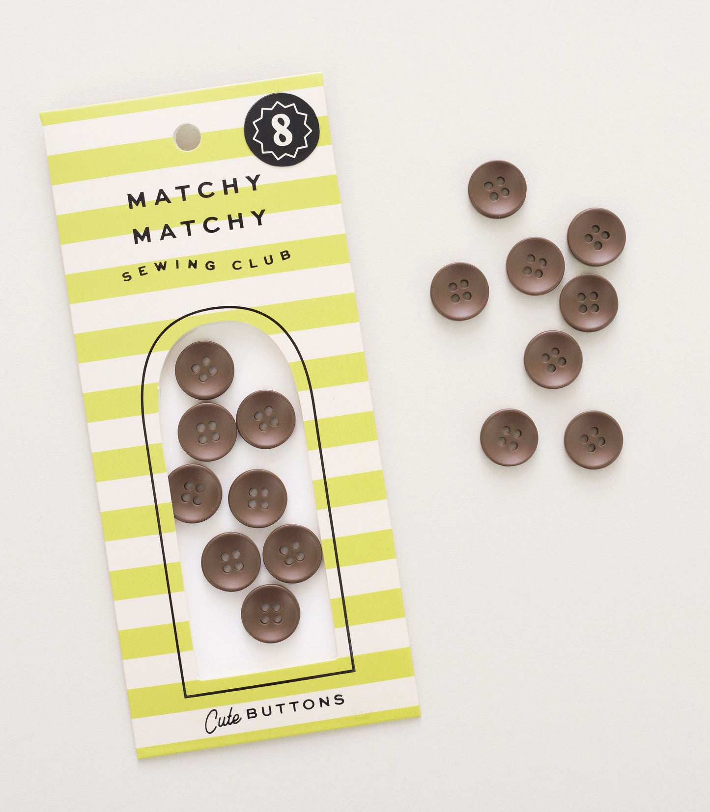 Cocoa Mini Retro Buttons