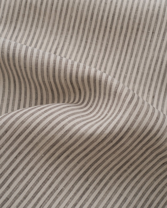Driftwood Thin Stripe Linen