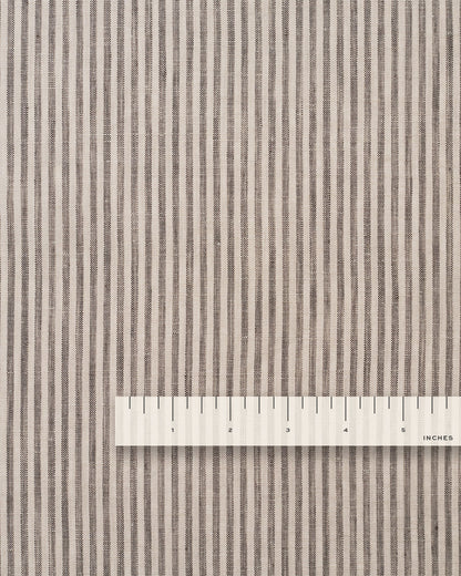 Driftwood Thin Stripe Linen