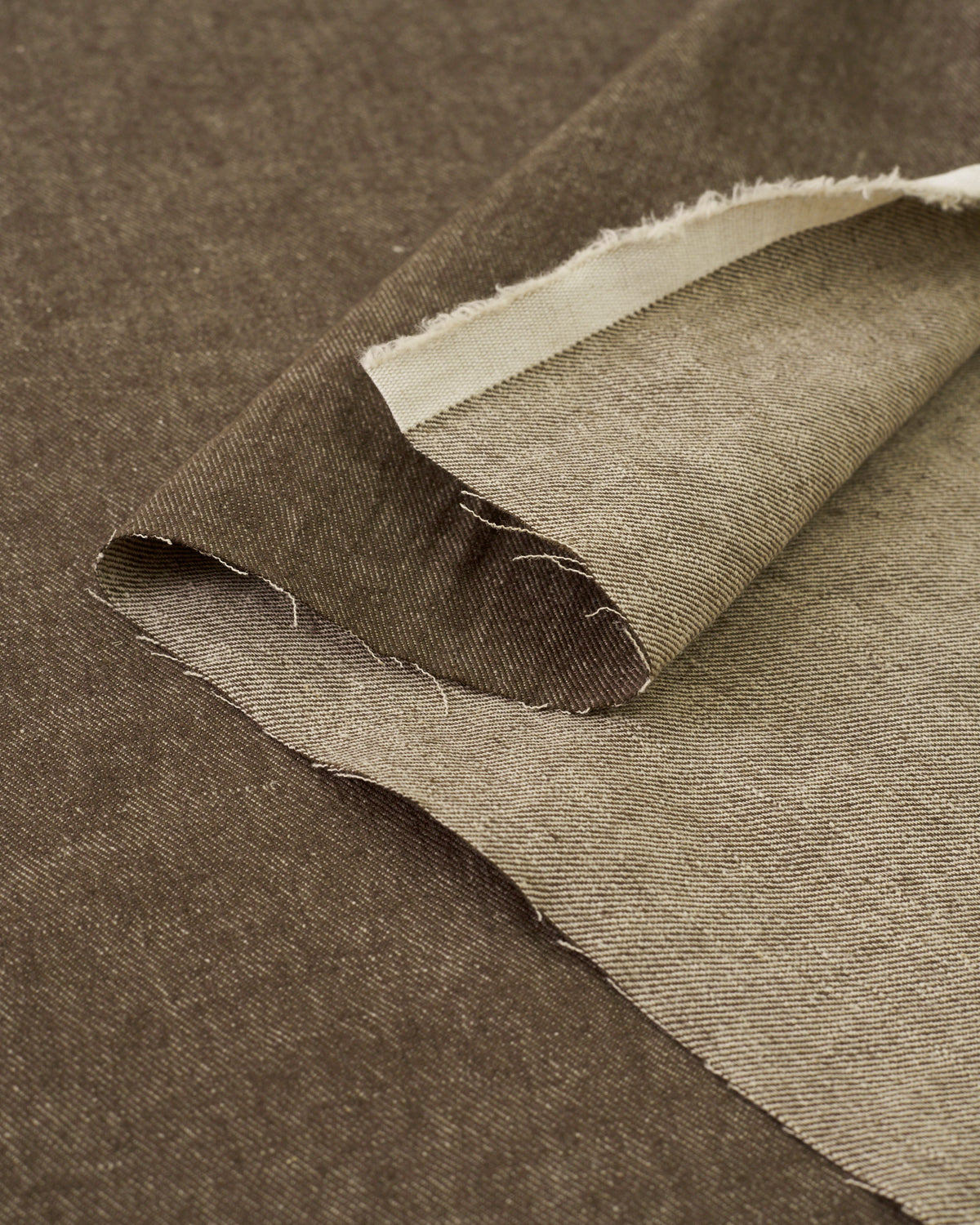 Cork Linen Cotton Denim Twill