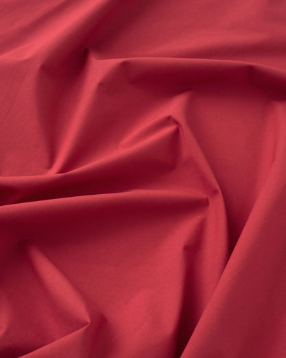 Cosmos Red Washed Cotton Poplin