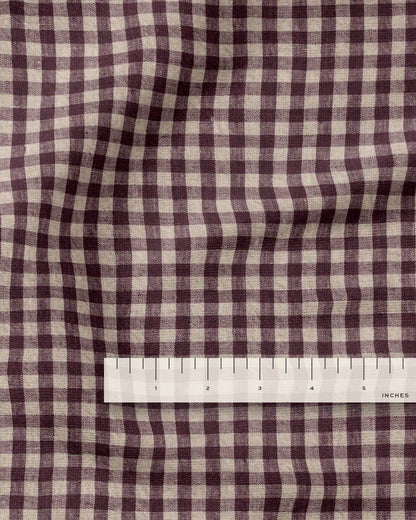 Current Small Gingham Stonewashed Linen
