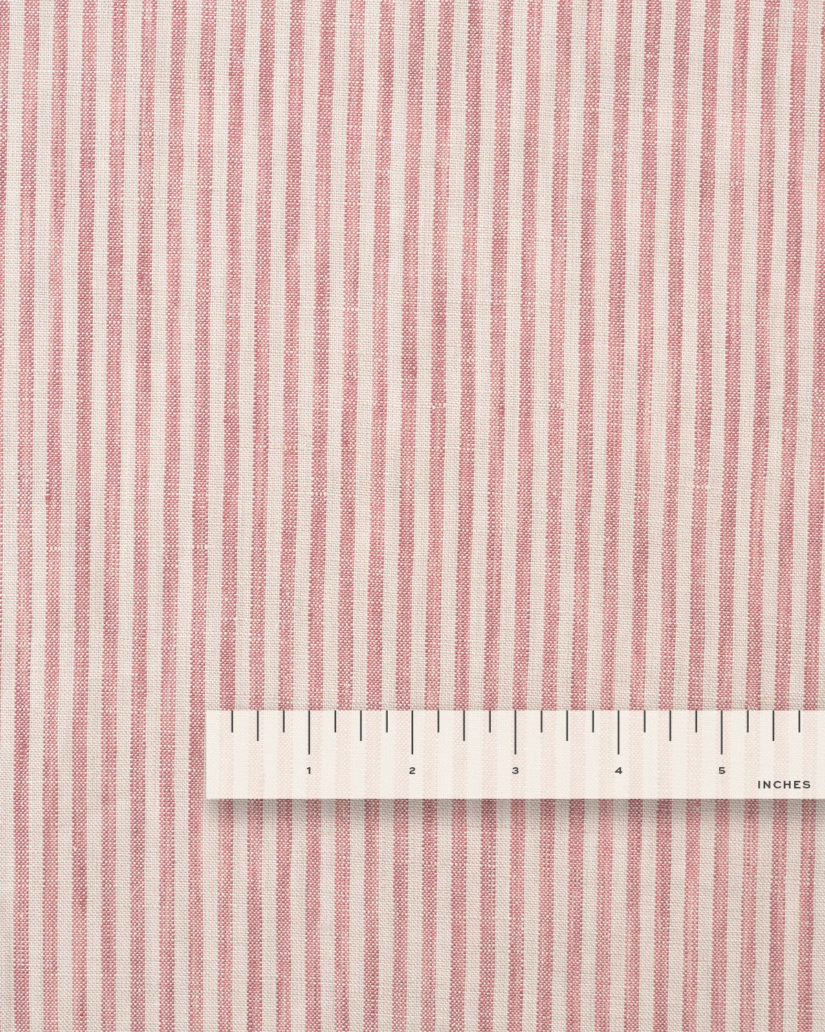 Pink Salt Thin Stripe Linen