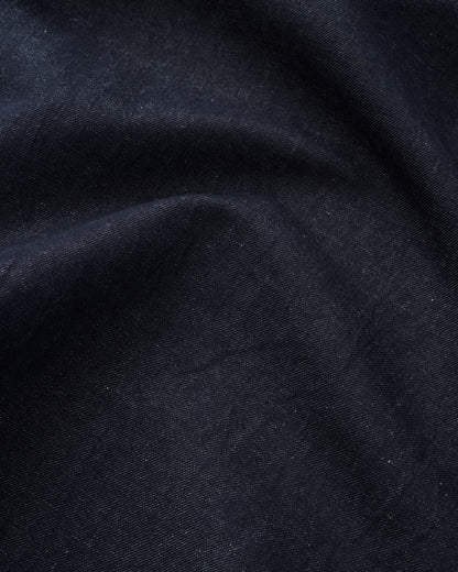 Dark Blue Lightweight Hemp Cotton Denim