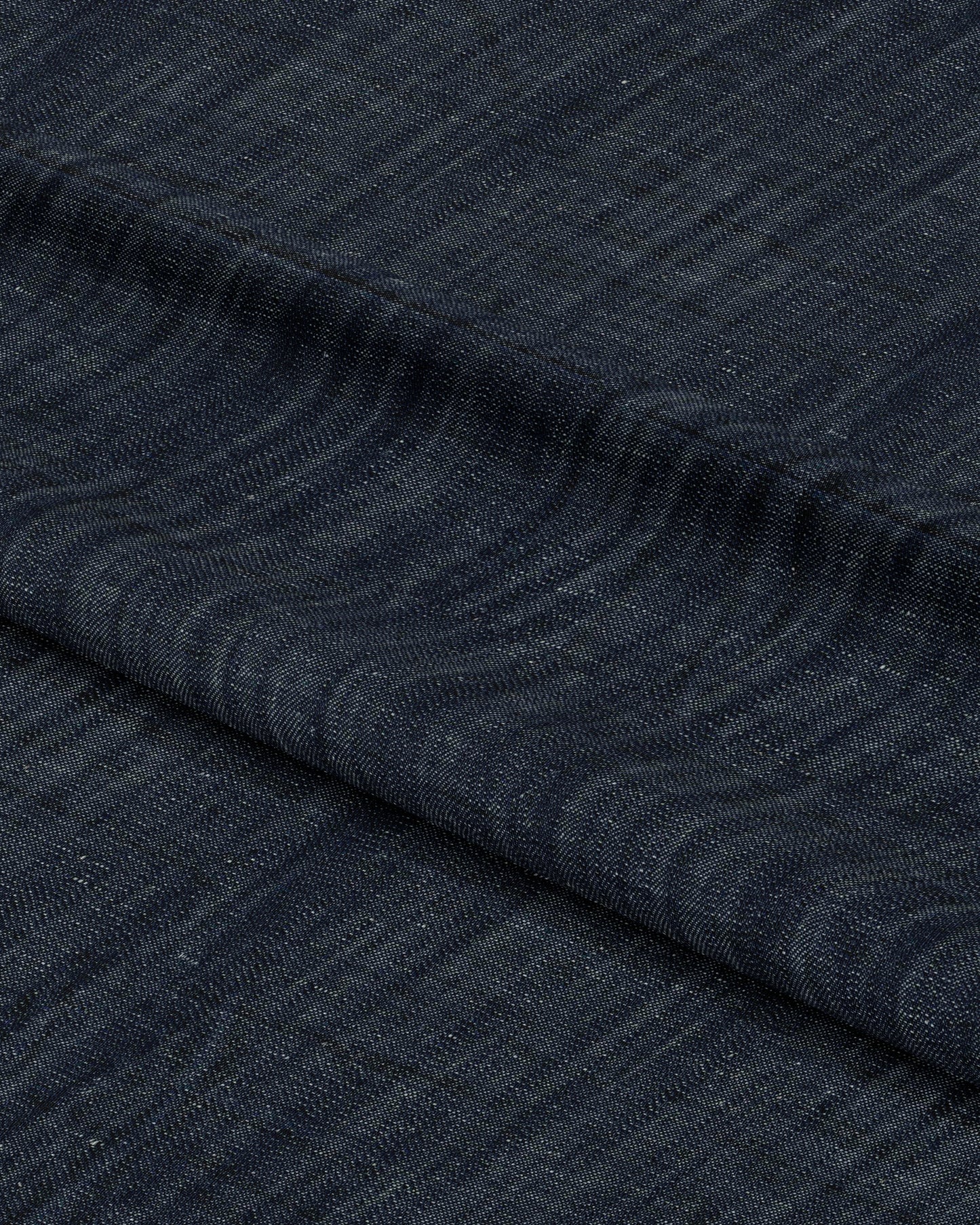 Dark Blue Slub Textured Denim