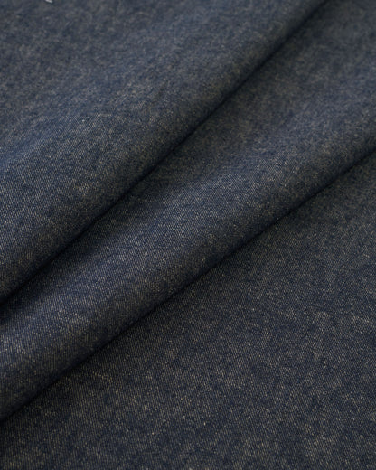 Dark Night Linen Cotton Denim Twill