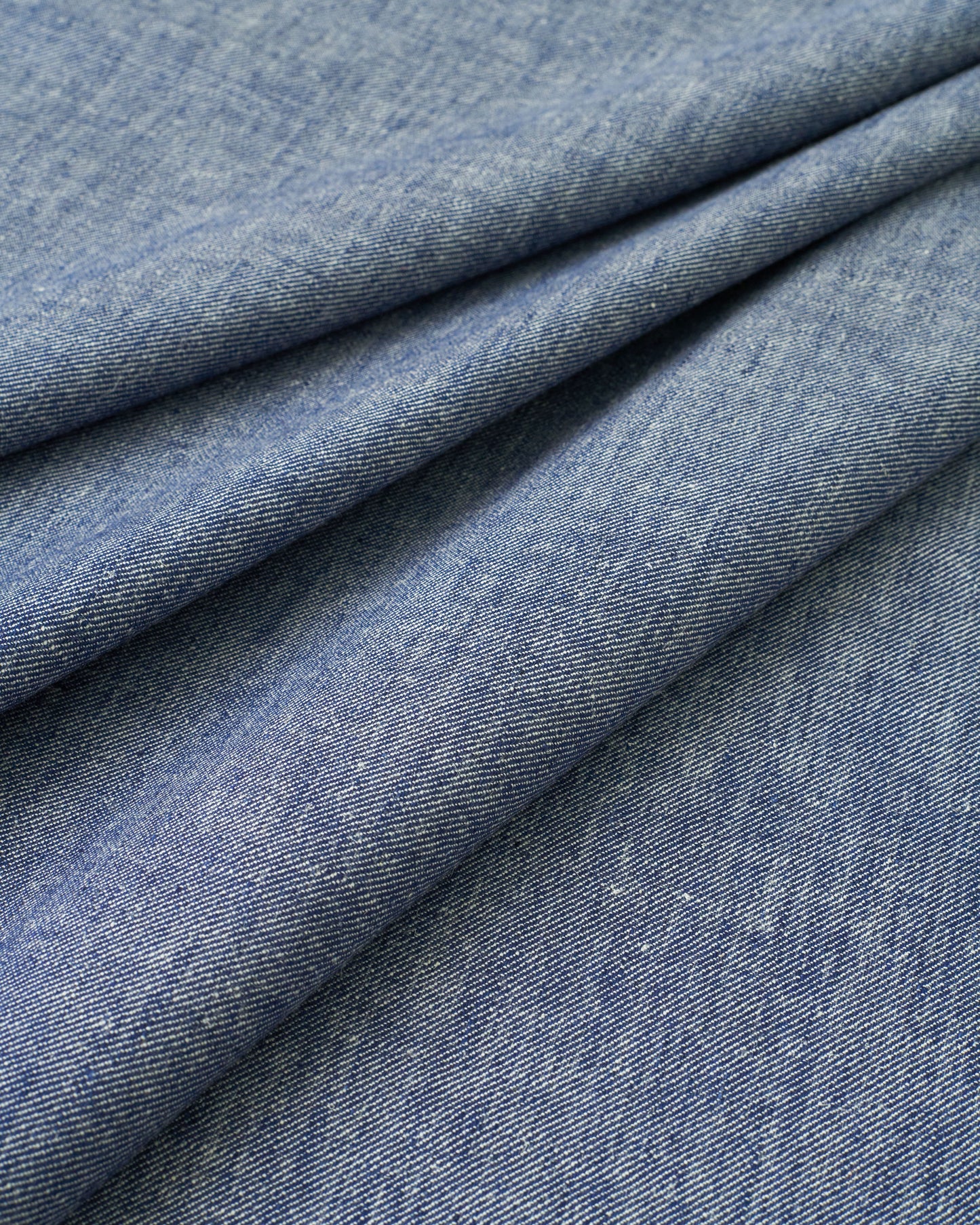Day Glow Chambray Denim Linen Cotton Blend