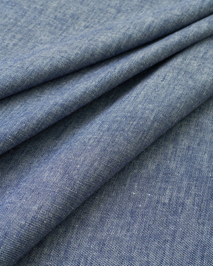 Day Glow Chambray Denim Linen Cotton Blend