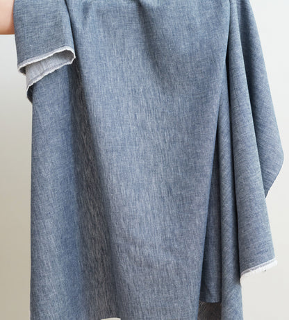 Day Glow Chambray Denim Linen Cotton Blend