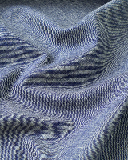 Day Glow Chambray Denim Linen Cotton Blend