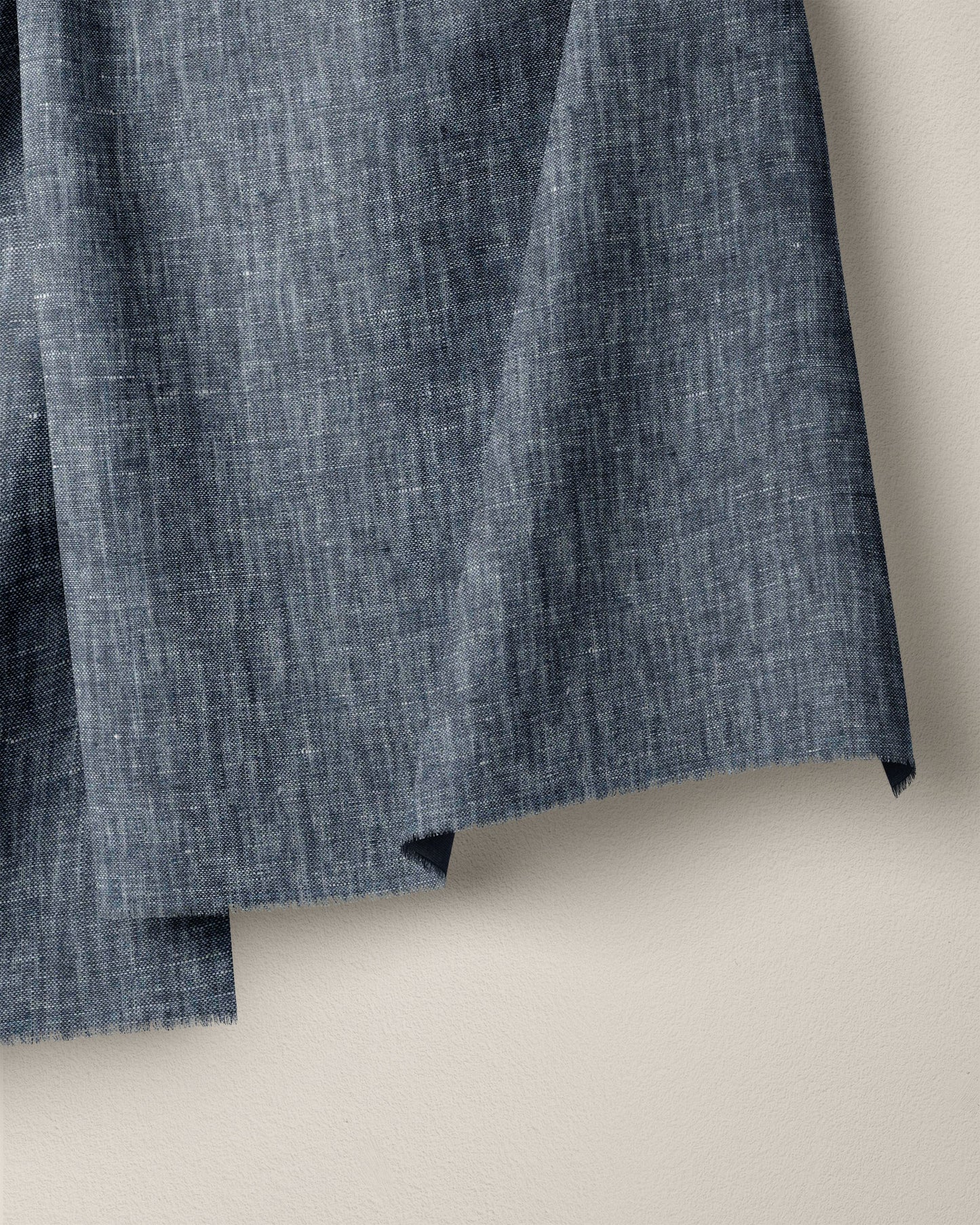 Deep Indigo Chambray Linen